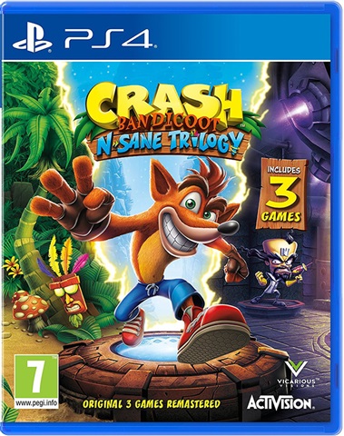 crash bandicoot racing ps4 cex